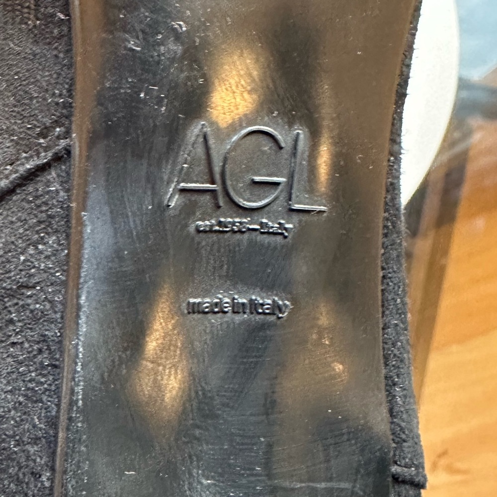 🌸AGL🌸 Black Marette Leather Bootie size 42 - Picture 13 of 13